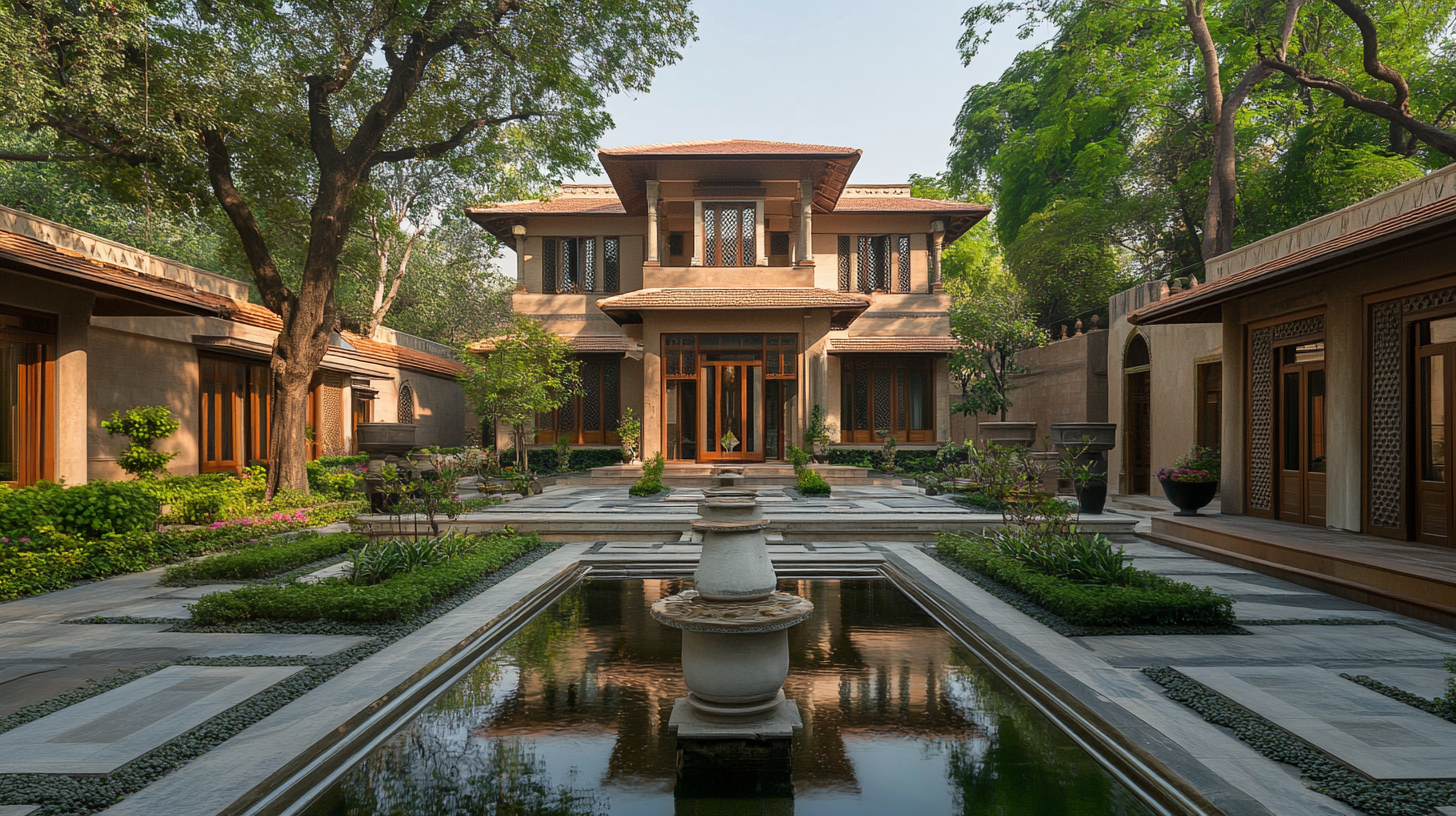 Traditional Indian Garden Elements for Modern Architecture | Buildiyo