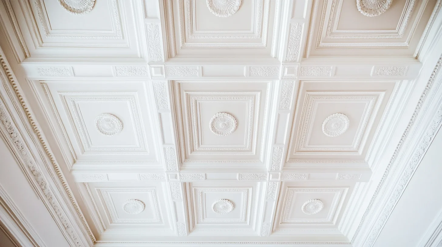 Classic Peripheral Wooden False Ceiling Design