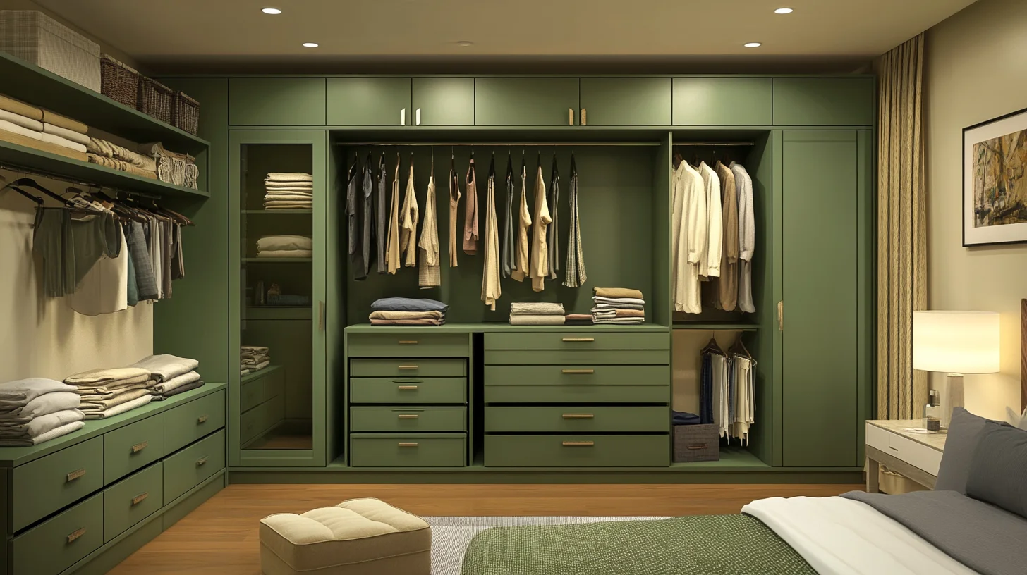 Buildiyo-Green-Hinged-Modular-Wardrobe-Design