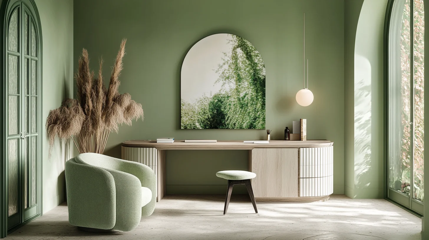Buildiyo-Green Modern Study Room Design (3)