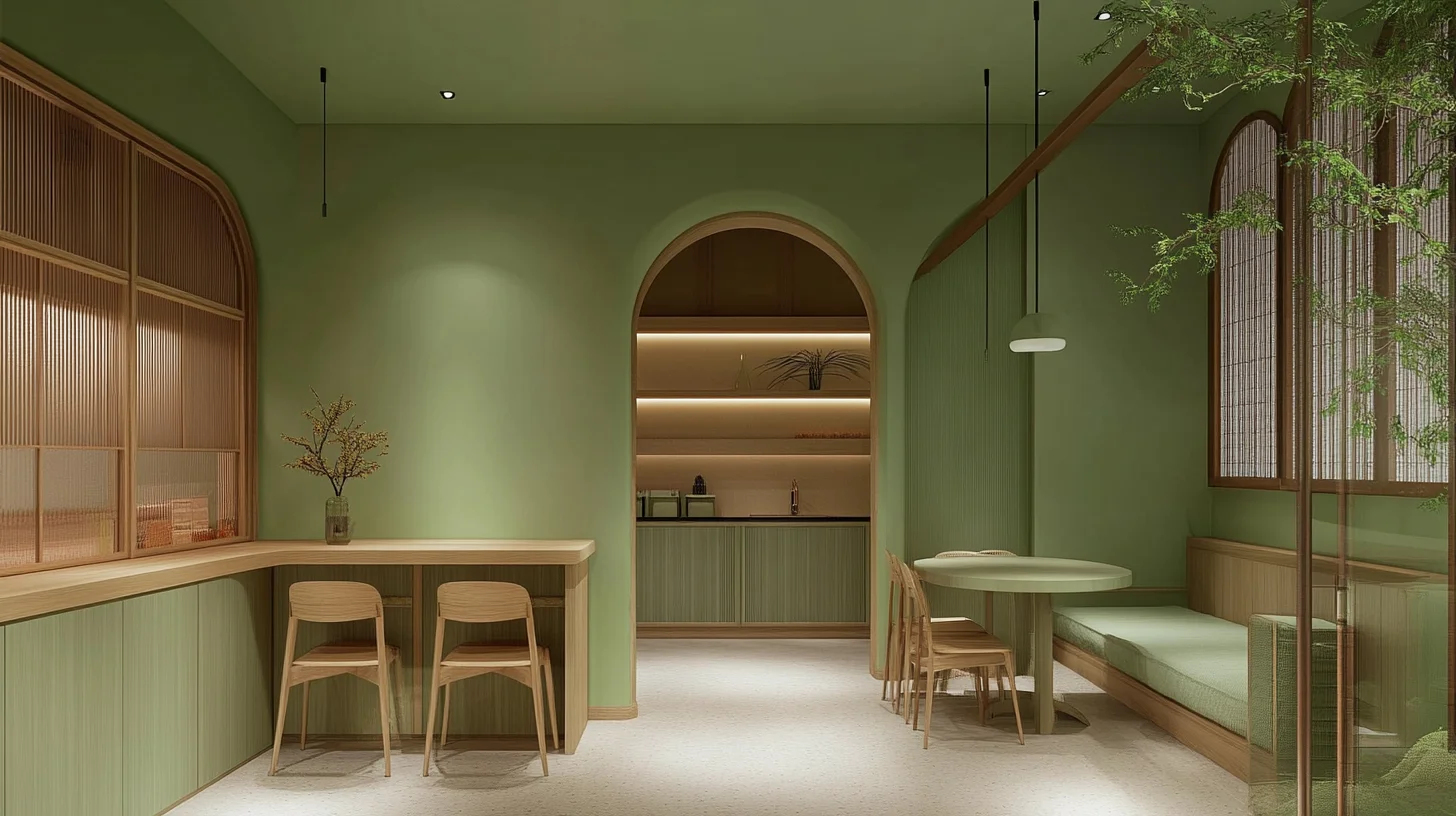 Buildiyo-Green Scandinavian Study Room Design (4)