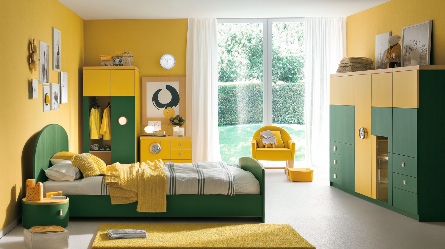 Buildiyo Modern Kids Bedroom Ideas Stylish & Practical for Large Rooms (3)