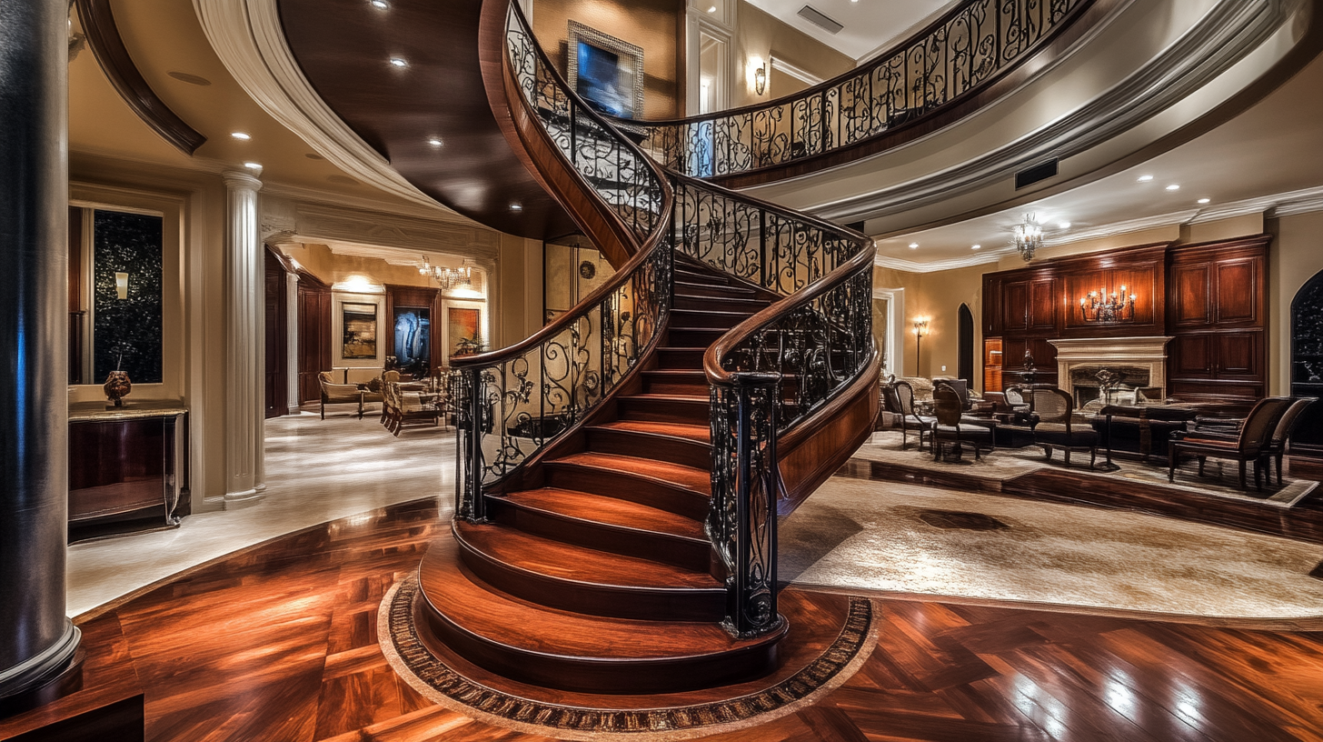 Circular staircase designs for modern and classic homes