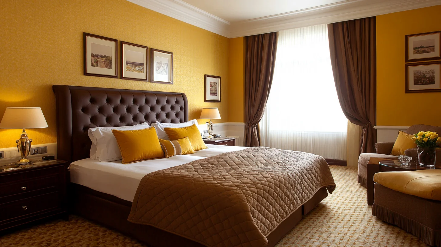 Traditional-Brown-Master-Bedroom