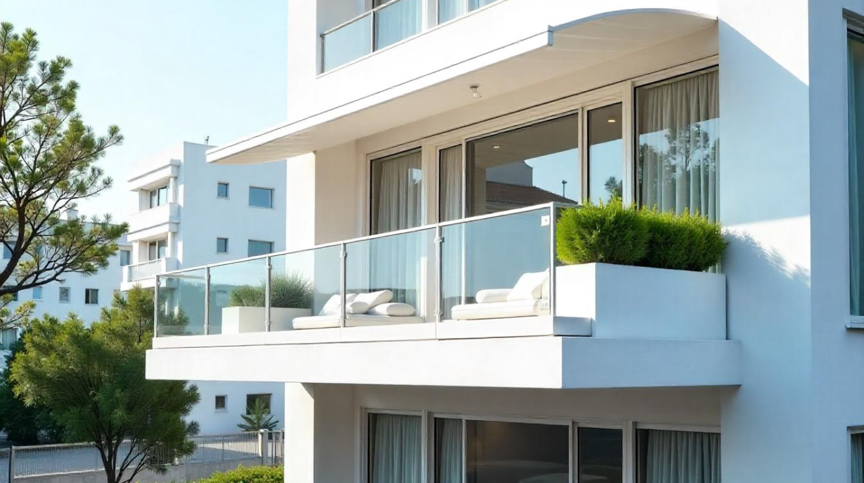 balcony modern white