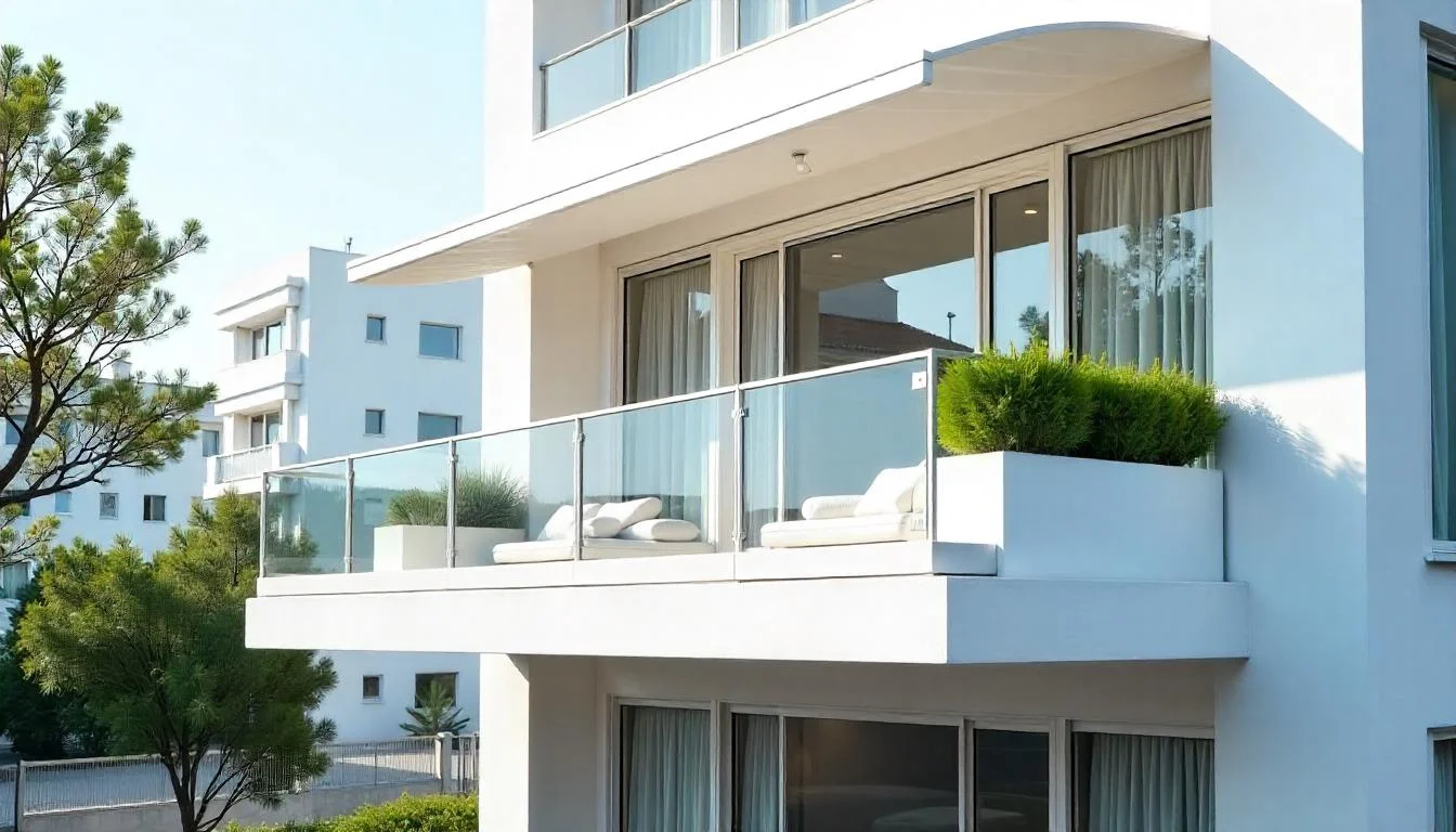 balcony modern white