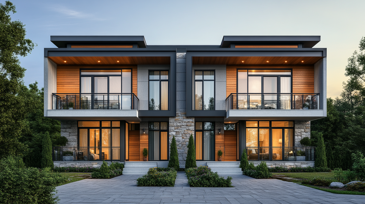 Best Building Elevation Designs for Duplex Homes