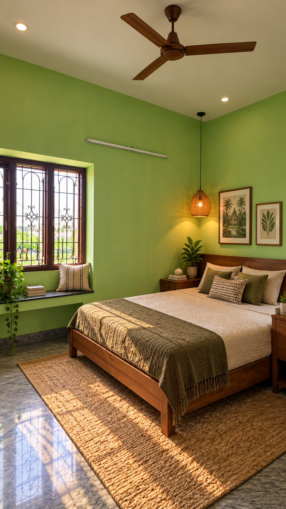 First-floor bedroom, Xavier Residence Avadi