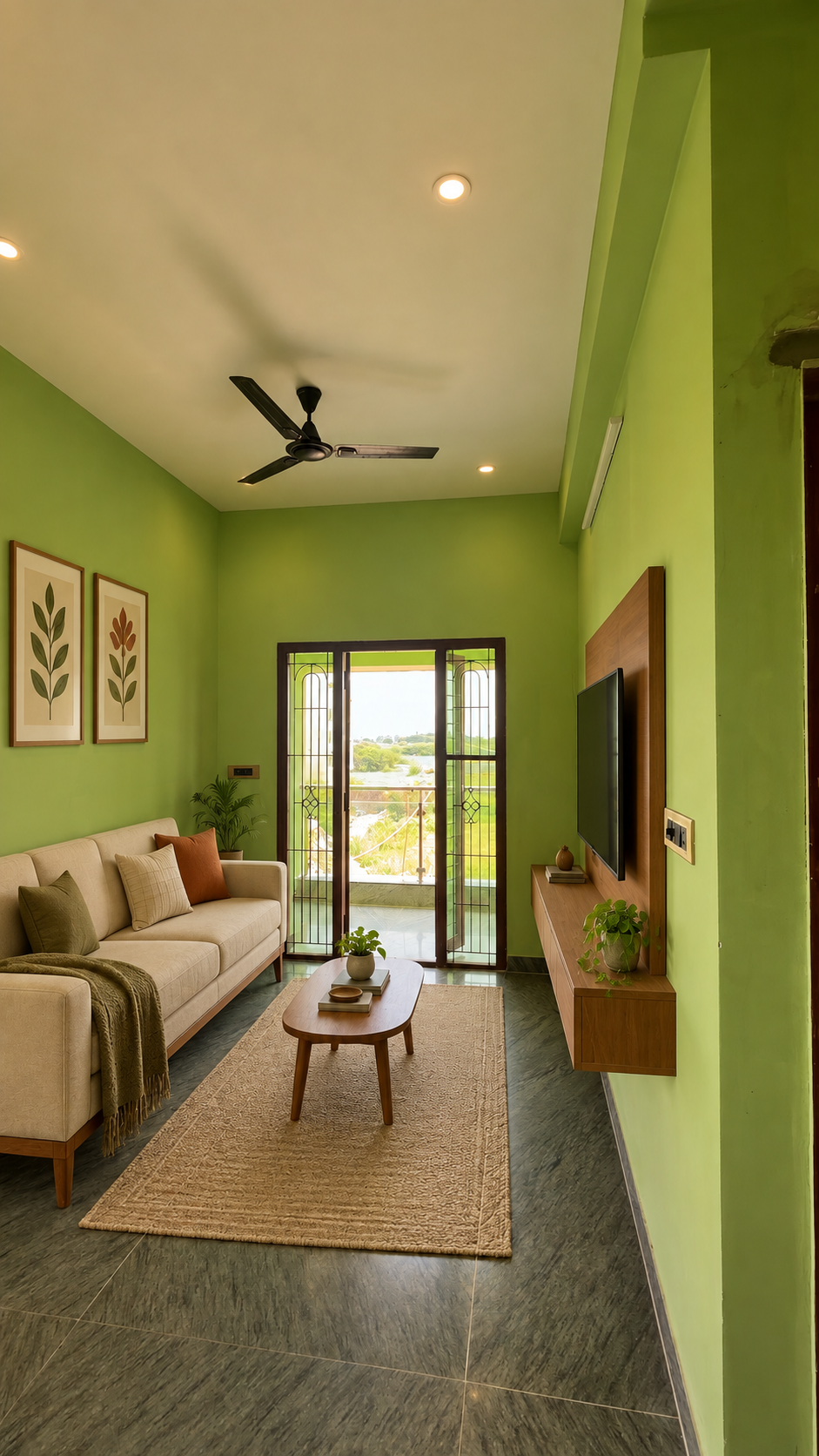 Bay window and balcony, Xavier Residence Avadi
