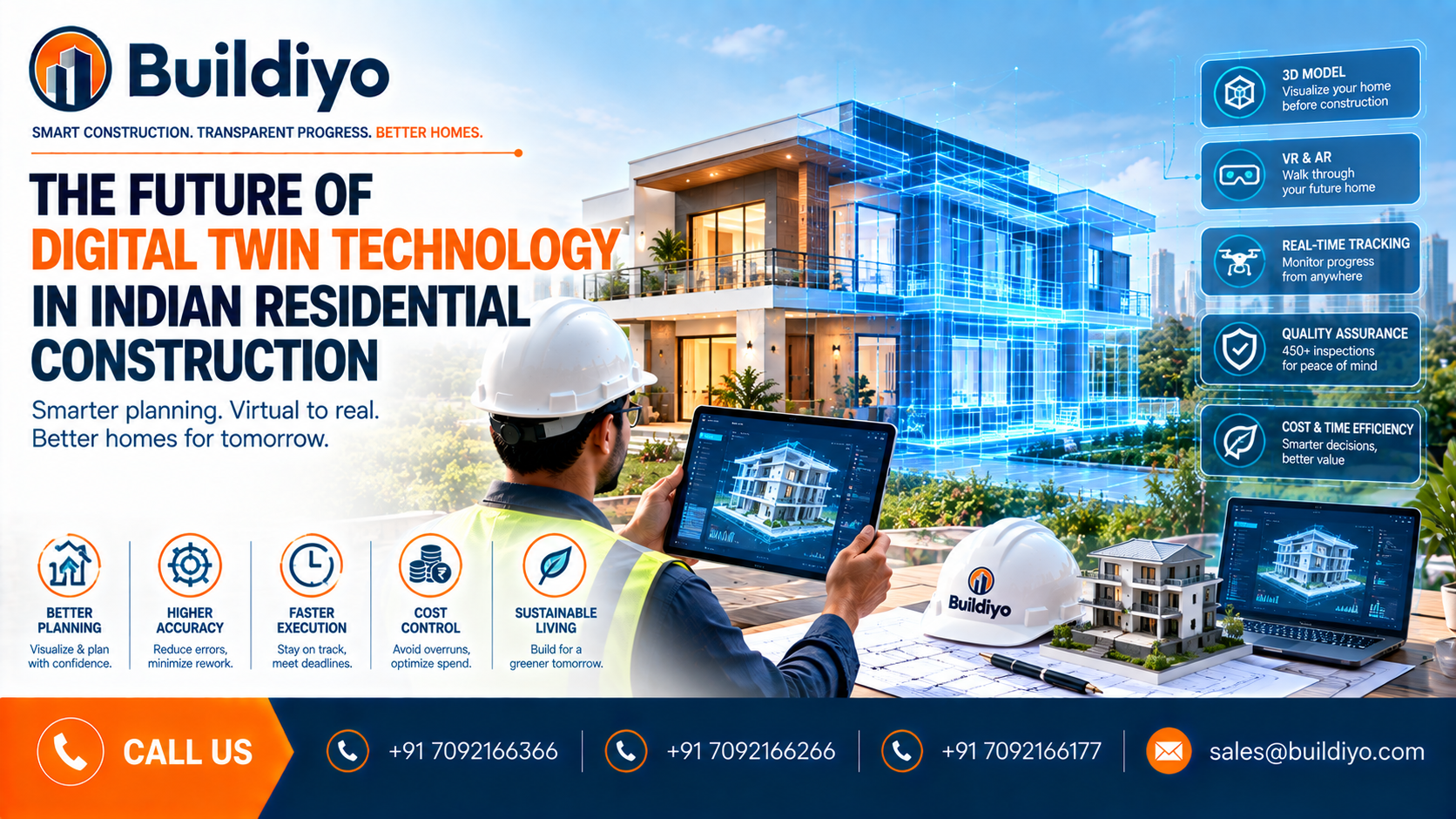 The Future of Digital Twin Technology in Indian Residential Construction